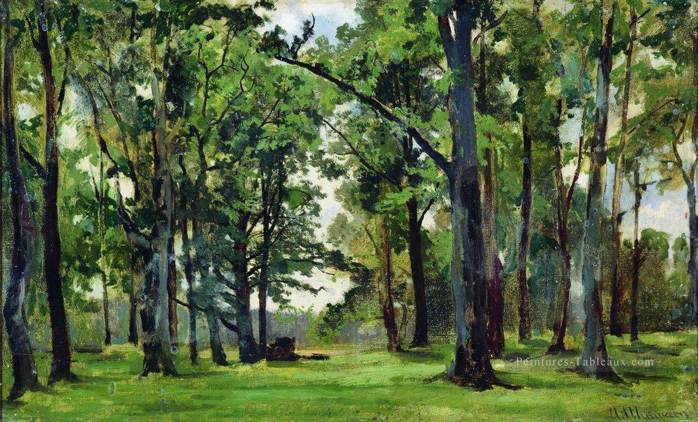 chênes 1 paysage classique Ivan Ivanovitch arbres Peintures à l'huile